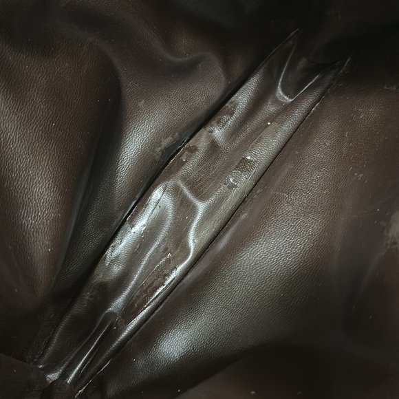 Bottega Veneta Brown Nappa Leather Intrecciato Flap Bag - Picture 6 of 6